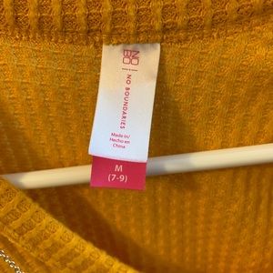 Yellow Sweater w/ Necklace